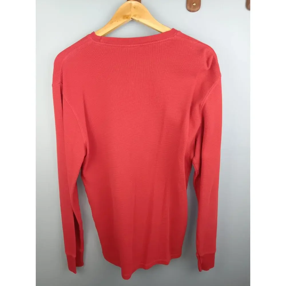 Polo by Ralph Lauren Red Long-Sleeve Crewneck Shirt